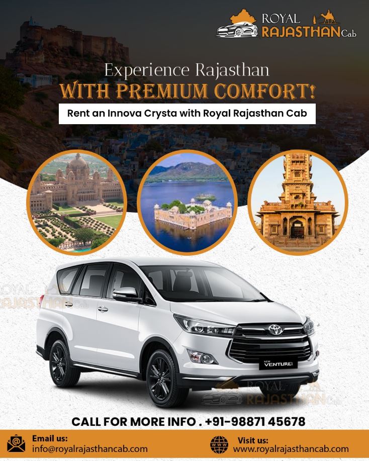 Innova Crysta On Rent Jaipur