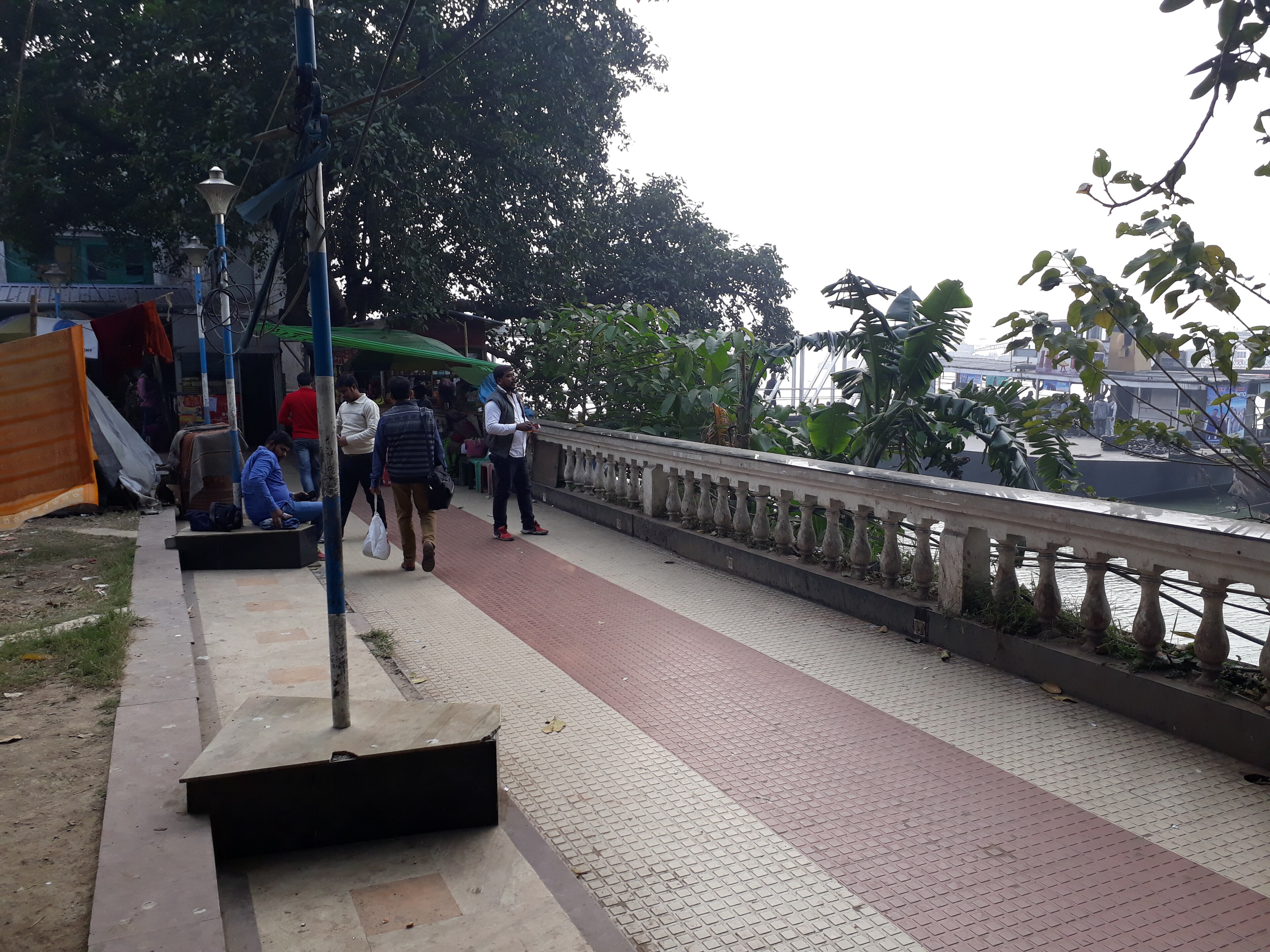 River steps at Babughat on the Hooghly