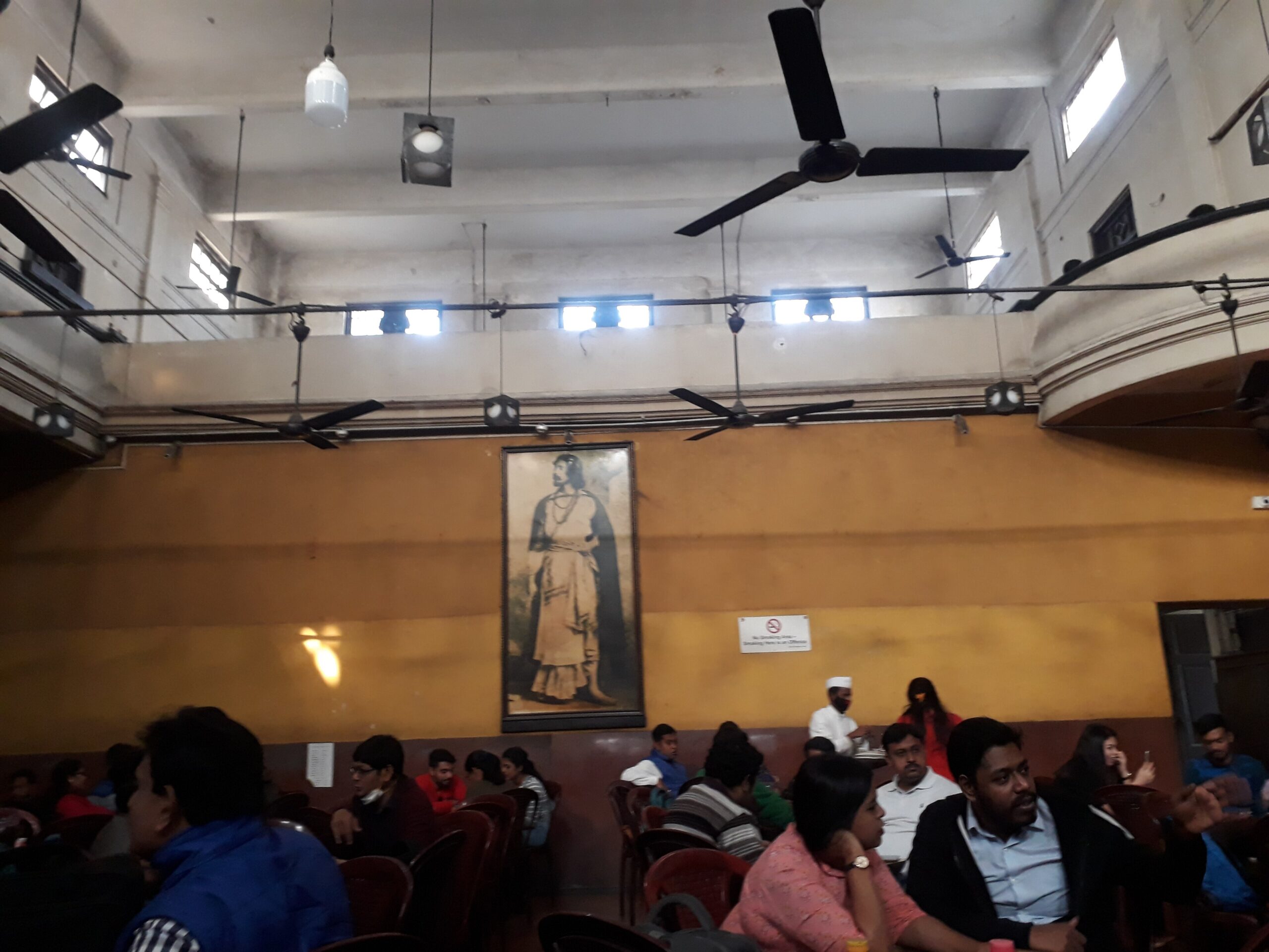Entrance to the Indian Coffee House on College Street, Kolkata