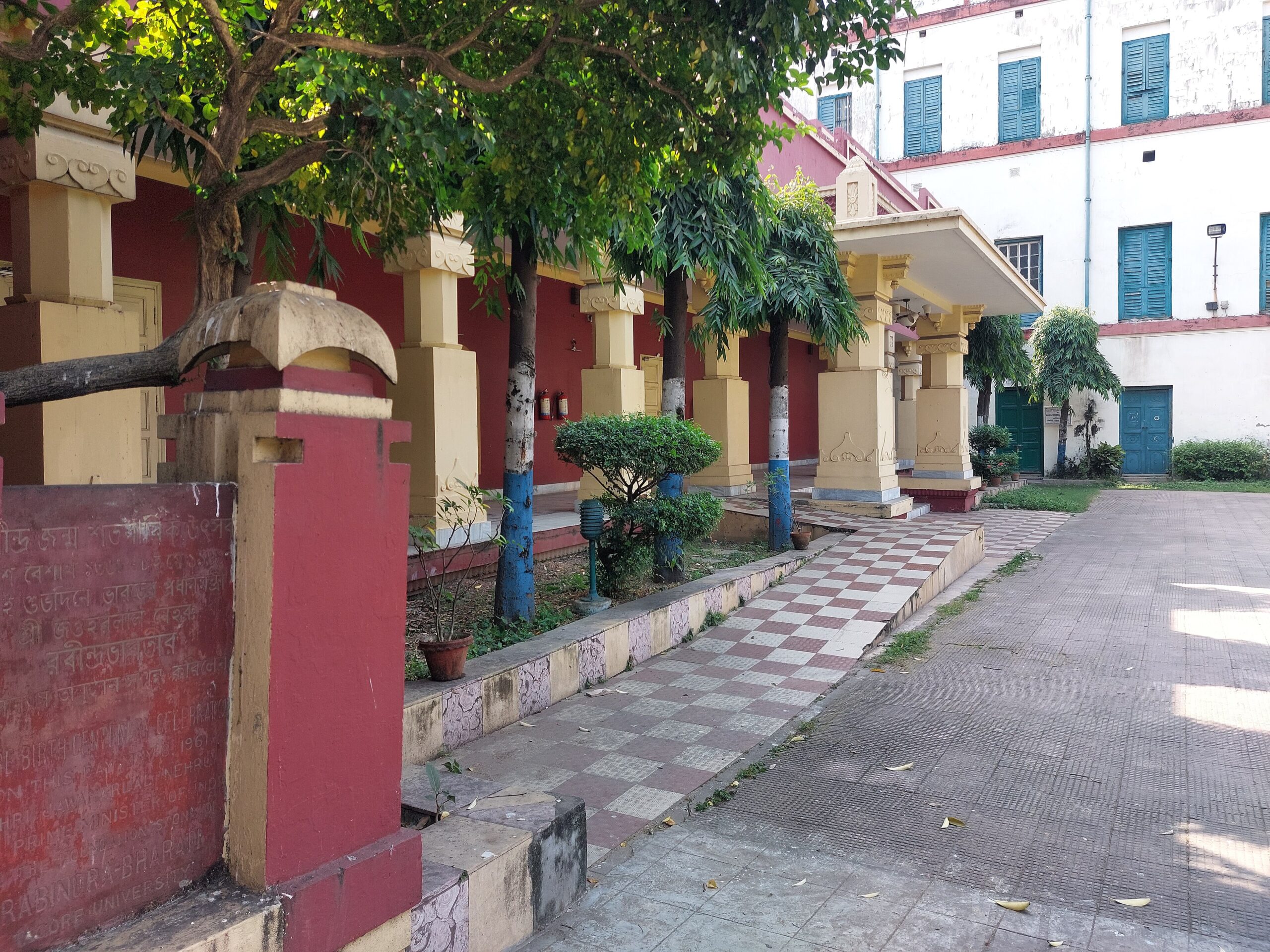 The red-brick Jorasanko Thakur Bari, Rabindranath Tagore's ancestral home