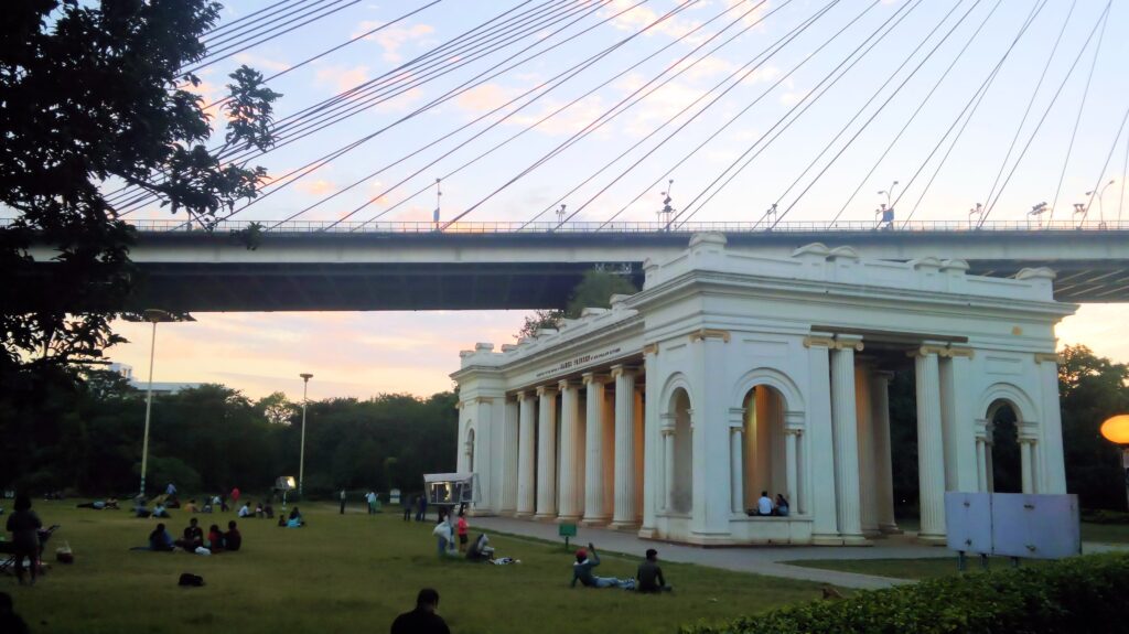 Evening light at Prinsep Ghat on the Hooghly river